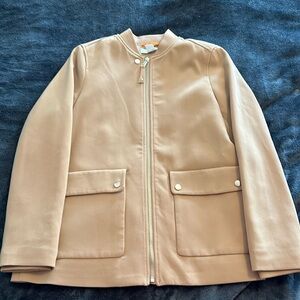 Tan Blazer/Bomber Jacket